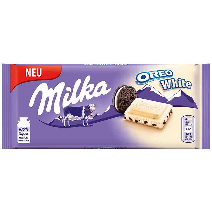 Découvrez, Milka Chocolat au lait morceaux Oreo 2x100g