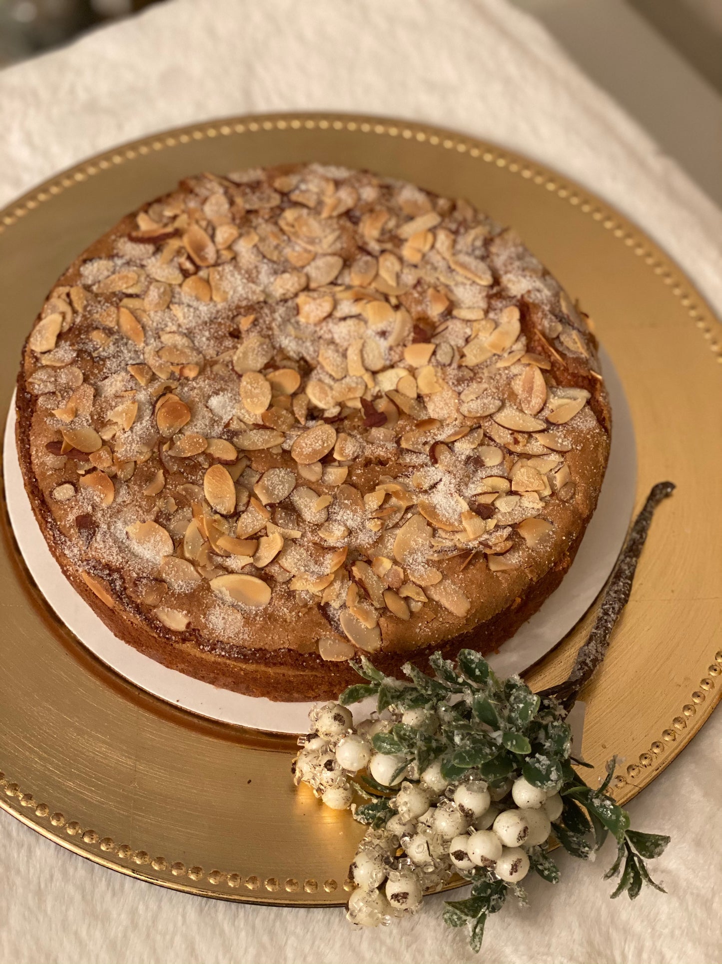 Toasted Almond 9” Cake