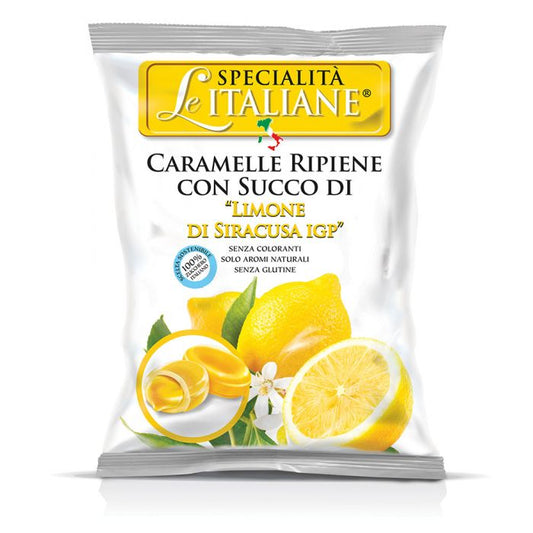 Serra - Lemon From Syracuse Italy Hard Filled Candy, 100 gr | 3.52 Oz