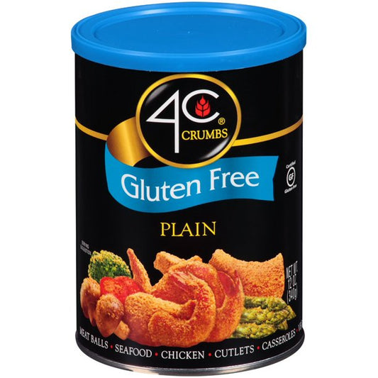 4C Gluten Free Crumbs Plain, 12 OZ