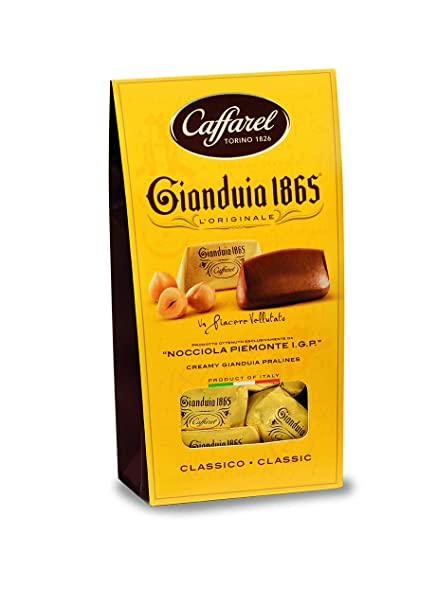 Caffarel Gianduia Hazelnut Chocolate 1865 Ballotin, 5.29 oz | 150 g