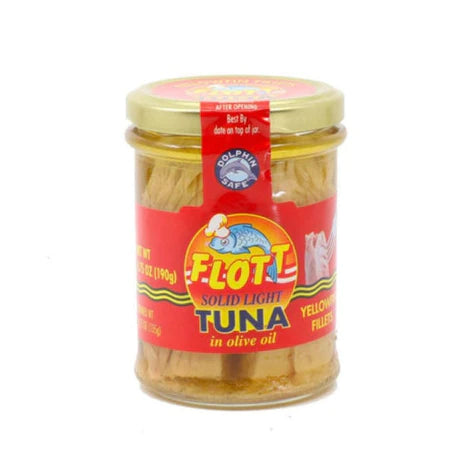 Flott Solid Light Tuna in Olive Oil, 6.75 oz | 190 g