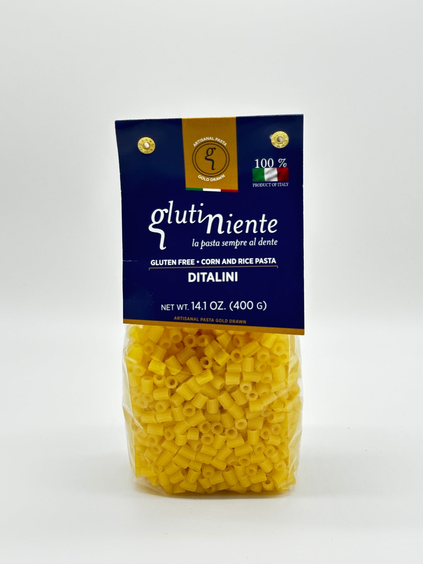 Gluti Niente Ditalini, 14.1 oz | 400 g - Gluten Free Pasta