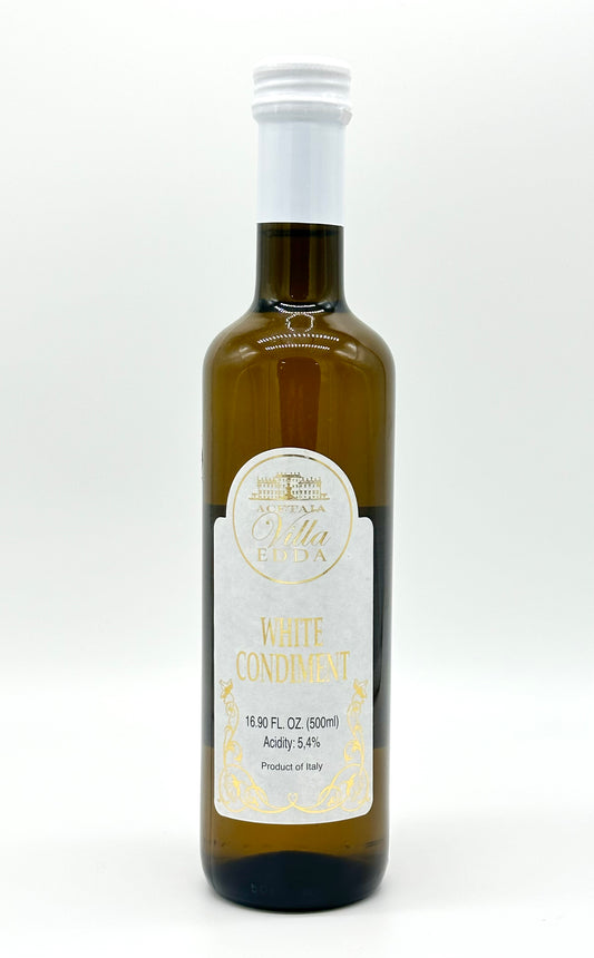 Acetaia Villa Edda‘s White Condiment Vinegar, 16.9 fl oz | 500 mL