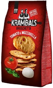 Krambals Bruschetta Tomato & Mozzarella, 2.47 oz