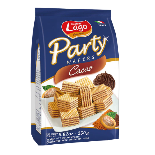 Lago Party Chocolate Wafer, 8.82 oz | 250g