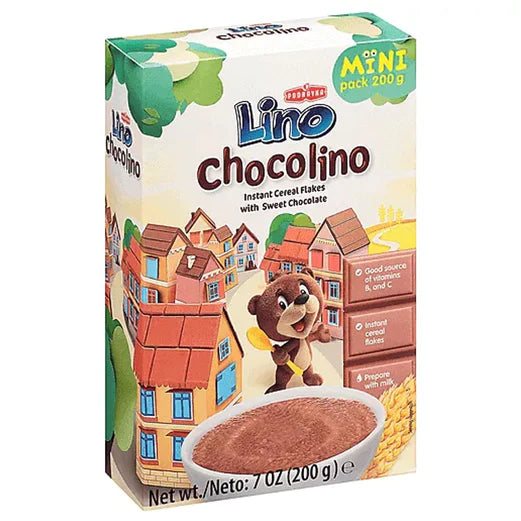 Podravka Lino Chocolino Cereal Flakes w/ Sweet Chocolate- 200 g
