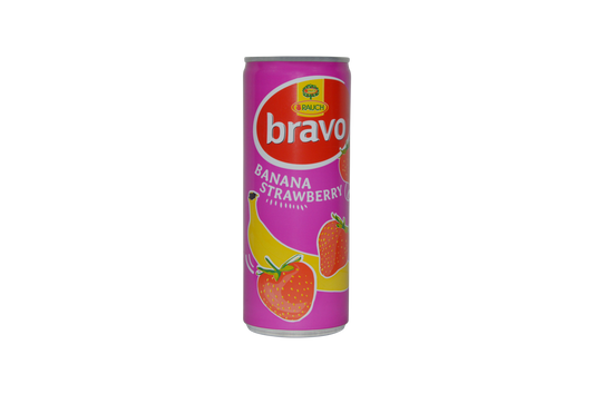 Bravo Select Banana Strawberry, 250 ml
