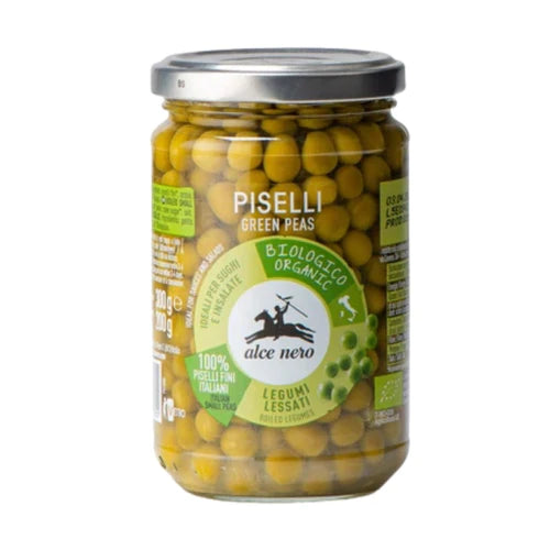 Alce Nero Piselli (Italian cooked green peas) Organic, 7.1 oz | 300 g