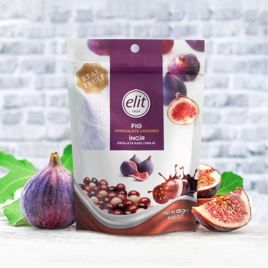 Elit Fig Chocolate Covered 125 g | 4.4 oz