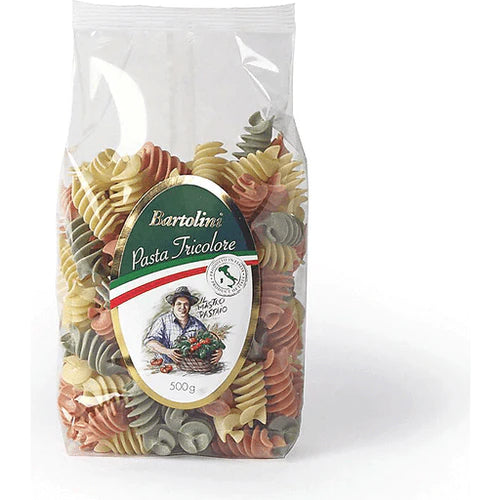 Bartolini Tricolor Fusilli Pasta, 17.6 oz