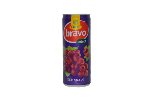 Bravo Select Red Grape, 250 ml