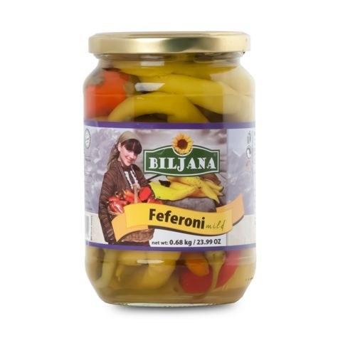 Biljana Macedonian Mild Peppers, 24 oz | 680 g