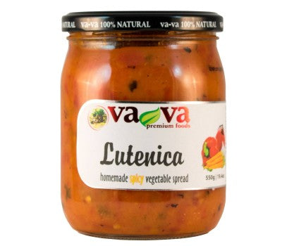 Vava Lutencia homemade spicy vegetable spread, 510 g | 18 oz
