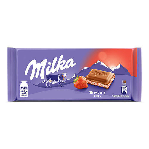 Milka Strawberry Bar 100 g