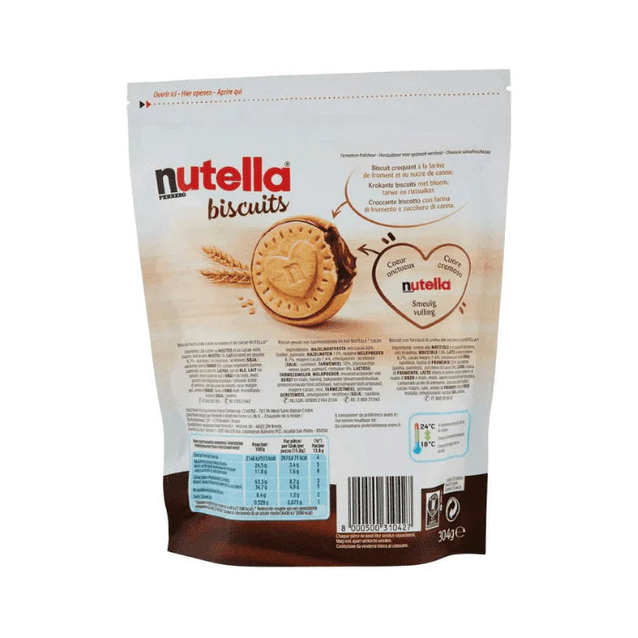 Nutella Biscuits Sachet 193g – Elmercado