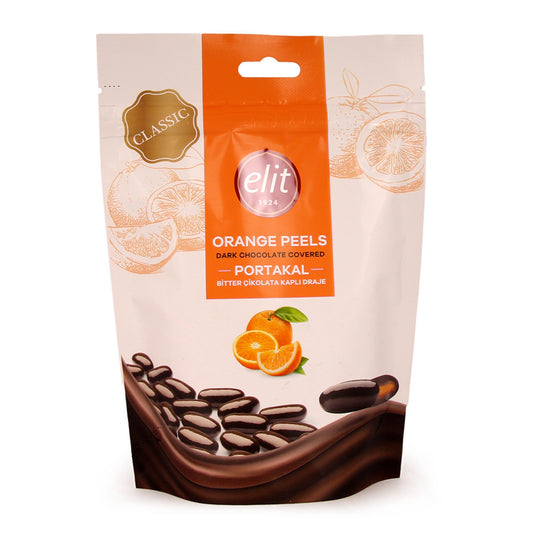 ELIT Dark Chocolate Covered Orange Peels 125 g | 4.4 oz