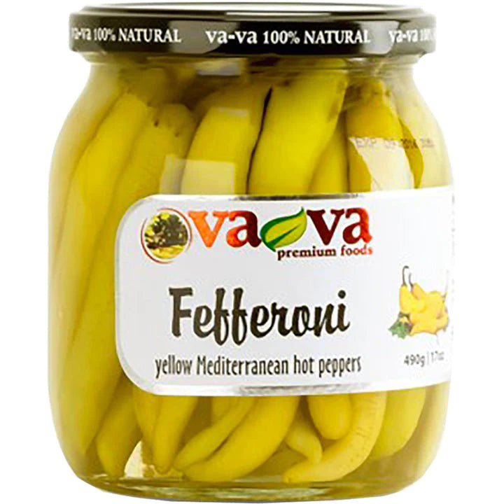 Va-va Fefferoni Mediterranean Hot Peppers 19 oz | 490 g